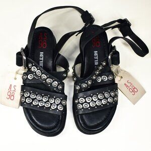 A.S 98 Studded Sandals, Size 38